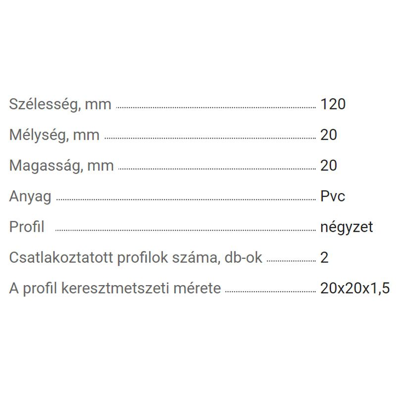 ZÁRTSZELVÉNY ÖSSZEKÖTŐ 20/20 EGYENES MŰA. FEKETE 1-1,5 FAL GAH 426354 kifutó MŰANYAG ZÁRÓELEMEK