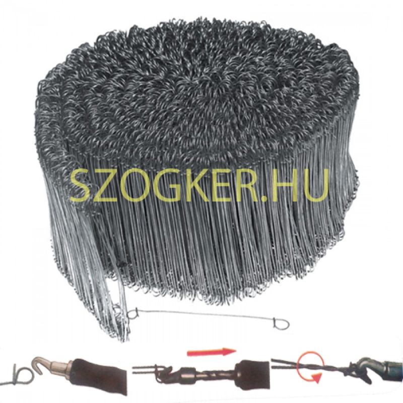 LÁGYHUZAL KÉSZREVÁGOTT HG D1.0 127mm HOSSZÚ 2500DB/CSOMAG IMPORT 10760 HÁLÓK-SZÖVETEK-HUZALOK