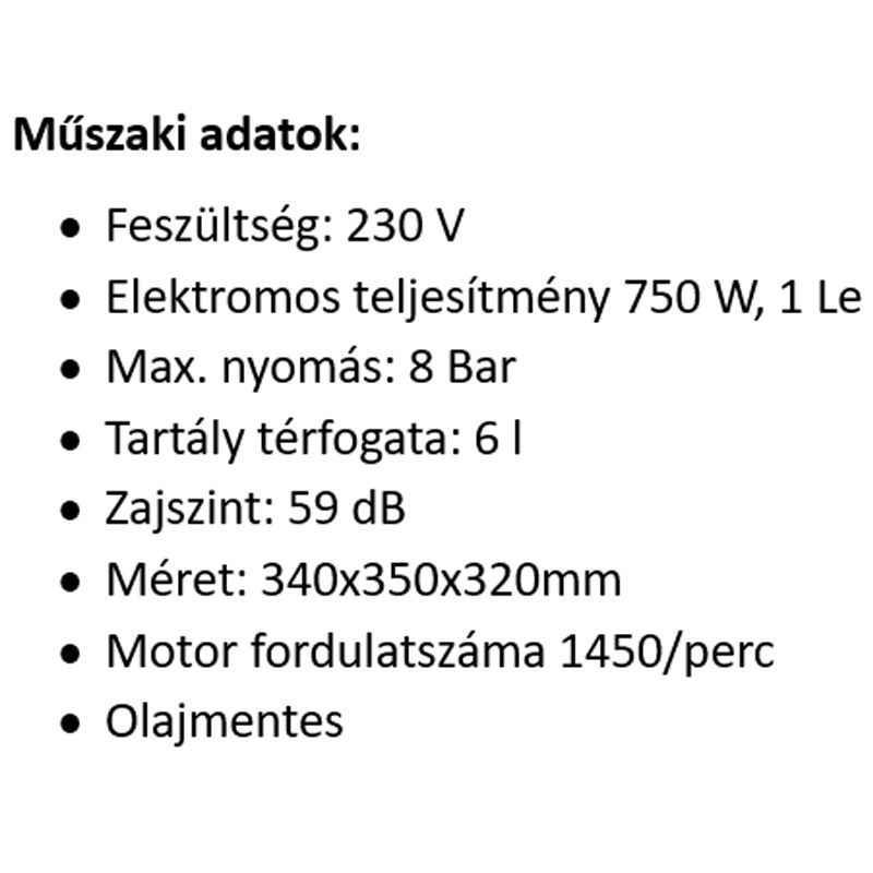 STANLEY B2BL104STF564 KOMPRESSZOR 8BAR 6L 550W FATMAX DST 101/8/6  LEVEGŐS GÉPEK ÉS SZERSZÁMOK