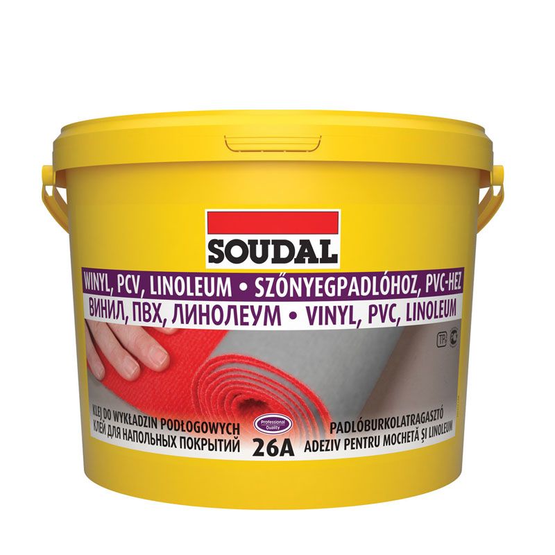 PADLÓBURKOLÓ RAGASZTÓ 15KG 26A SOUDAL 107643-100021 RAGASZTÁSTECHNIKA