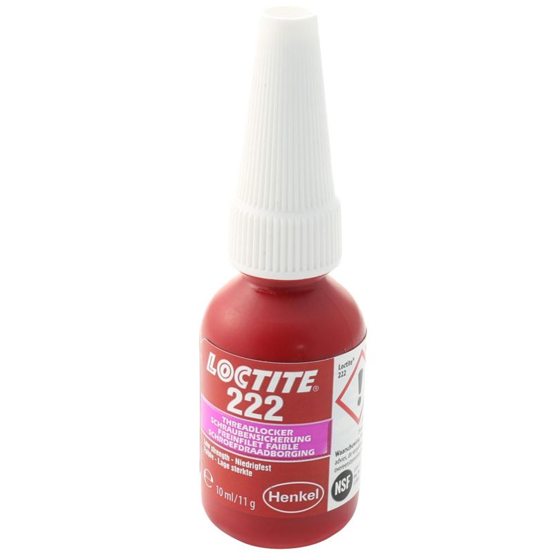 CSAVAR RÖGZÍTŐ 10ML KIS SZILÁRDSÁGÚ LOCTITE 222/10 RAGASZTÁSTECHNIKA