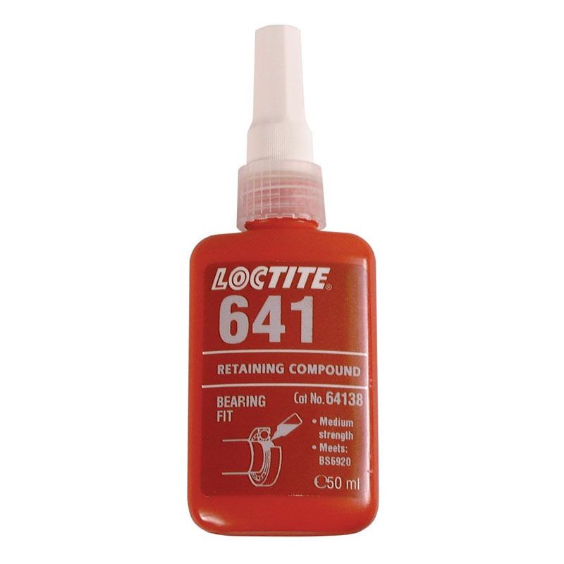 CSAPÁGY RÖGZÍTŐ 50ML KÖZEPES SZILÁRDSÁG LOCTITE 641/50 RAGASZTÁSTECHNIKA