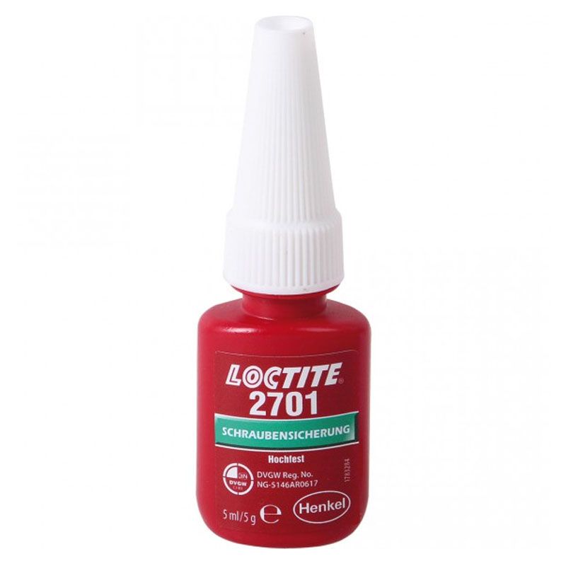 CSAVAR RÖGZÍTŐ 5ML NAGYSZILÁRDSÁGÚ INOXHOZ IS! LOCTITE 2701/5 RAGASZTÁSTECHNIKA