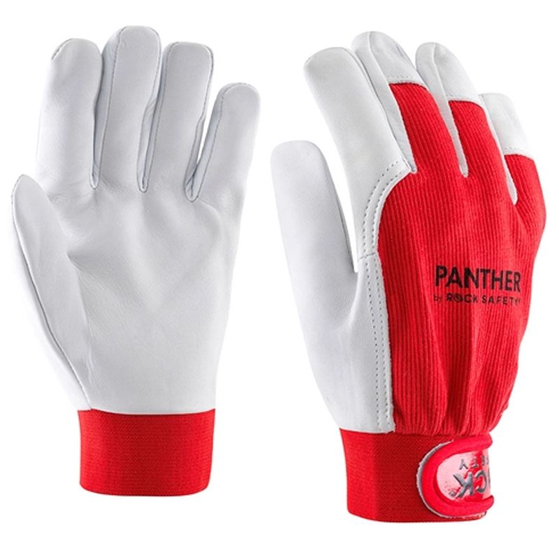 VÉDŐKESZTYŰ SOFŐR 9 KECSKEBŐR PIROS TÉPŐZÁRAS ROCK SAFETY PANTHER VÉDŐKESZTYŰ SOFŐR 9 KECSKEBŐR PIROS TÉPŐZÁRAS ROCK SAFETY PANTHER