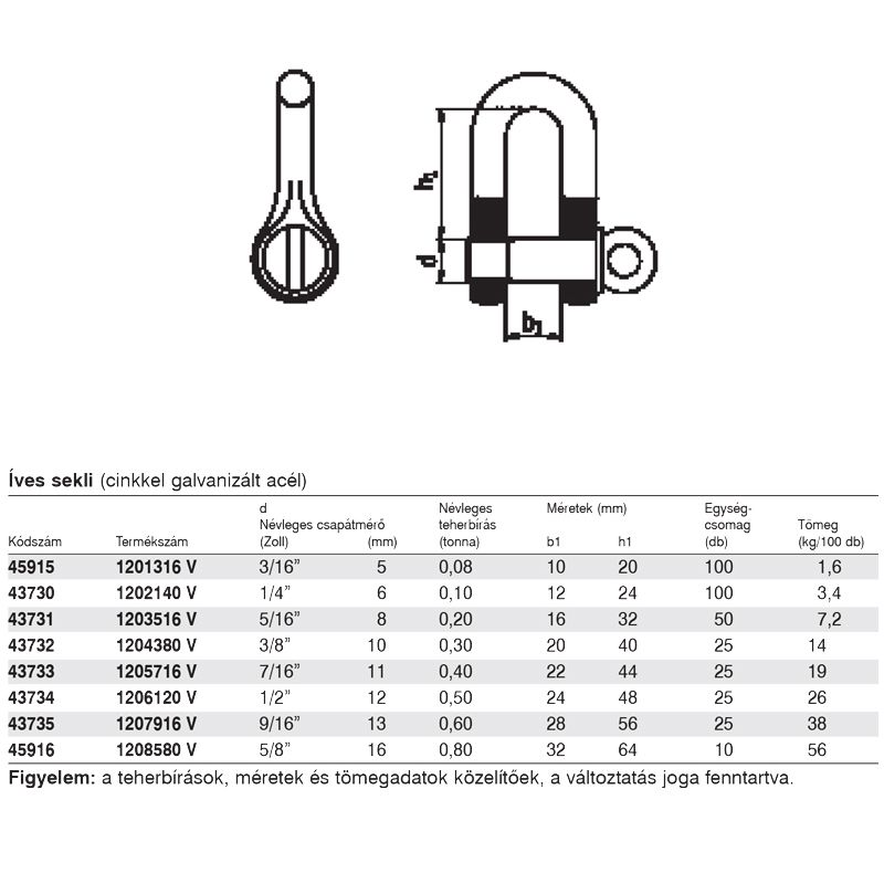 EMELŐSZEM D11/22*44 OMEGA HG. TEHERB.:0.4T IMPORT EMELÉSTECHNIKA TARTOZÉKOK