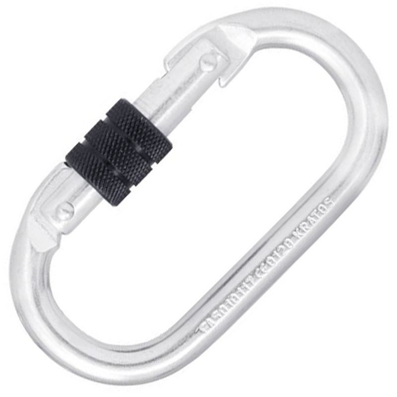 KARABÍNER CSAVAROS 18mm KRATOS FA5010117 EMELÉSTECHNIKA TARTOZÉKOK