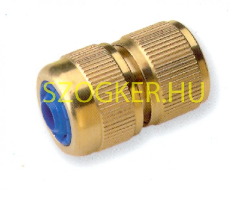 GYORSCSATLAKOZÓ SÁRGARÉZ 1/2c KUPLUNGOS SIMA KÉK BETÉTTEL AQUATECH 330B LOCSOLÁSTECHNIKA GYORSCSATLAKOZÓ SÁRGARÉZ 1/2c KUPLUNGOS SIMA KÉK BETÉTTEL AQUATECH 330B LOCSOLÁSTECHNIKA