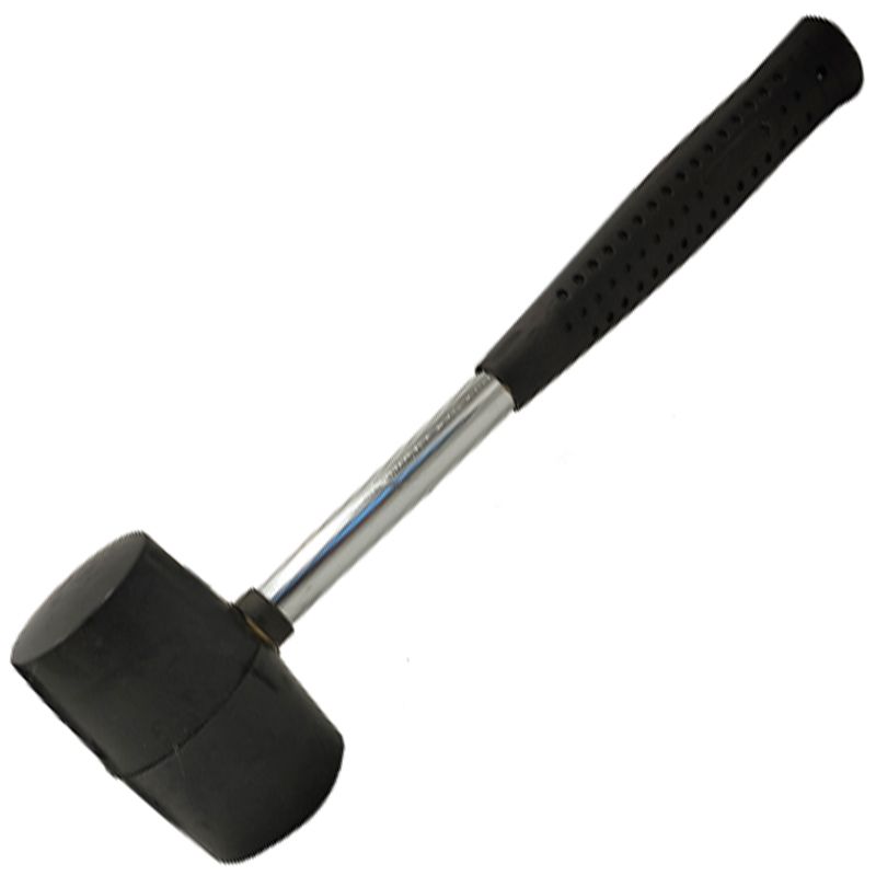 GUMIKALAPÁCS 1.0kg NYELEZETT FÉM NYÉLLEL IMPORT