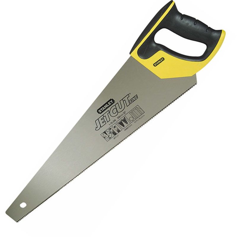 STANLEY 215244 RÓKAFARKÚ FŰRÉSZ 550mm 11FOG/C (FINOM VÁGÁS) JET-CUT  FAIPARI SZERSZÁMOK, FŰRÉSZEK