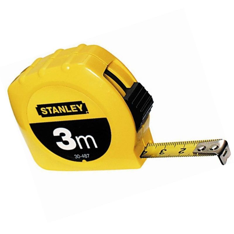 STANLEY 030487-130487 MÉRŐSZALAG 03M SÁRGA  MÉRŐESZKÖZÖK