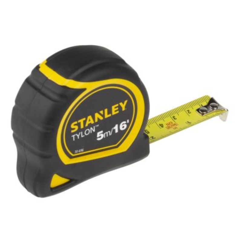 STANLEY 130696 MÉRŐSZALAG05M/19mmGUMIBURKOLAT TYLON, mm/COL  MÉRŐESZKÖZÖK