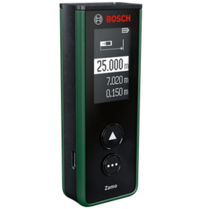 BOSCH 0603672900 TÁVOLSÁGMÉRŐ LÉZERES ZAMO 25M HATÓTÁVOLSÁG MÉRŐESZKÖZÖK BOSCH 0603672900 TÁVOLSÁGMÉRŐ LÉZERES ZAMO 25M HATÓTÁVOLSÁG MÉRŐESZKÖZÖK