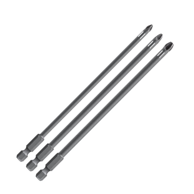 BEHAJTÓHEGY KÉSZLET 3RÉSZES PZ1,PZ2,PZ3*100mm TORSION KWB 49123140 BIT ÉS BEHAJTÓ HEGYEK