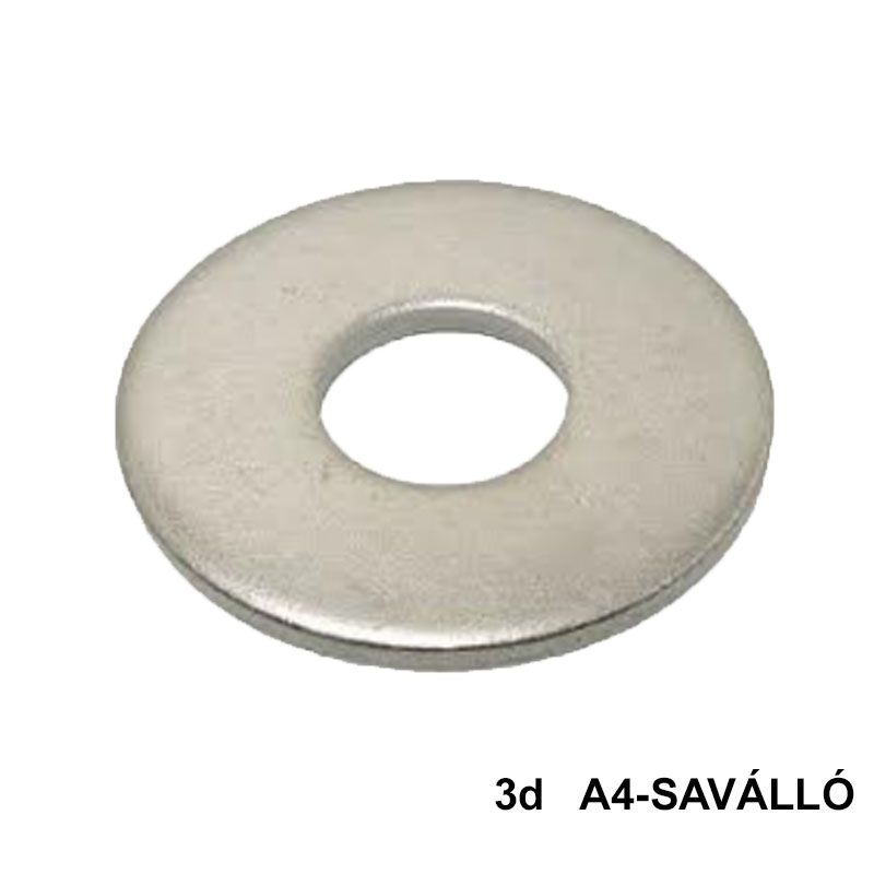 FAKÖTÉSŰ ALÁTÉTKICSI M10(10,5) DIN 9021 A4 INOX  ALÁTÉTEK