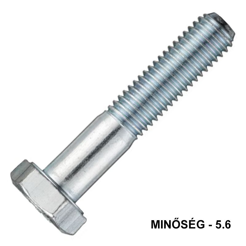 HLF CSAVAR M30*100 DIN 931-5.6 HG. RM IMPORT UTOLSÓ DARABOK METRIKUS CSAVAROK