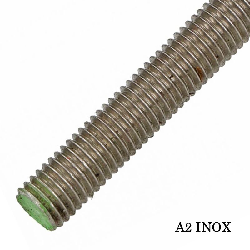 MENETESSZÁL M05*1000mm DIN 975-976 A2 INOX  SPECIÁLIS KÖTŐELEMEK