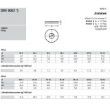 FAKÖTÉSŰ ALÁTÉT KICSIM05(D5.3) DIN 9021 HG.  ALÁTÉTEK