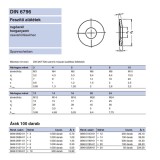 FESZÍTŐ ALÁTÉT M10 (10.5) DIN 6796 HG. IMPORT ALÁTÉTEK