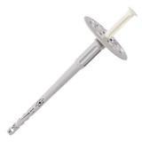 FISCHER 506742 UTOLSÓ DARABOK SZIGETELÉSTARTÓ D8*110 MŰAG. MŰANYAG ÉKKEL ÜTÉSÁLLÓ  SZIGETELŐANYAG RÖGZÍTÉS