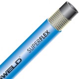 HEGESZTŐTÖMLŐ OXIGÉNHEZ D09 16 KÜLSŐ*3.5mm FAL KÉK IWELD SUPERFLEX 10M/CSOMAG HEGESZTÉSI TARTOZÉK