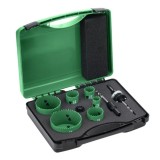 LYUKFŰRÉSZ KÉSZLET 8 RÉSZES 22-82mm+ADAPTER HIKOKI 4101075 KÉSZLETEK