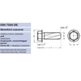 MENETNYOMÓ CSAVAR HLF M06*25 DIN 7500D HG. UTOLSÓ DARABOK 