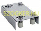 EBRO 359 VEZETŐGÖRGŐ KAPUHOZ 4DB-OS ÁLL D40*40 A2-INOX 155-195*285-mm  KAPUVASALAT