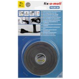 FIX-O-MOLL 3563085 RAGASZTÓSZALAG PREMIUM FEKETE 10M*19mm UV ÉS IDŐJ. ÖNVULKAN.  CSOMAGOLÓANYAG