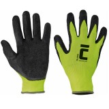 VÉDŐKESZTYŰ NYLON MÁRTOTT 9 PALAWAN SÁRGA-FEKETE CERVA 0108002999090