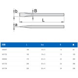 UNIOR 601732 HIDEGVÁGÓ LAPOS 150mm 660/6 KÉK-FESTETT  ÉPÍTŐIPARI SZERSZÁMOK