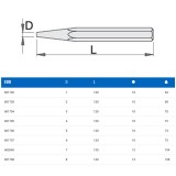 UNIOR 601707 LEMEZLYUKASZTÓ D6mm 120mm 640/6  VÉSŐ- (KI)VÁGÓ- ÉS LYUKASZTÓ