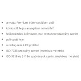 UNIOR 600425 CSILLAG-VILLÁSKULCS 17 125/1 NORMÁL,FÉNYES  SZERSZÁM-KULCSOK