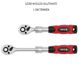 YATO 0297 DUGÓKULCS RACSNIS HAJTÓ 1/4col ÁLLÍTHATÓ 150-200mm CrV6135  SZERSZÁM-KULCSOK