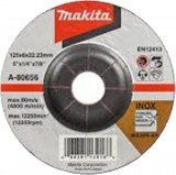 MAKITA A-80656 TISZTÍTÓKORONG INOXH. D125*6.0 22LYUK  VÁGÁS,CSISZOLÁS ÉS POLÍROZÁS