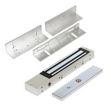 AJTÓMÁGNES 230KG 12/24VDC LED VISSZAJELZÉS KONZOLSZETTEL KIT-ZOA-230+ZL AJTÓZÁR