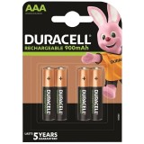 DURACELL AAA 900mAh MIKRÓ CERUZA AKKU TÖLTHETŐ HR03 1,2V NiMH 4DB/CSOMAG  ELEMEK ÉS TÖLTŐK