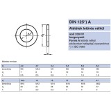 LAPOS ALÁTÉT STAND.M10(D10.5) DIN 125A HV200 HG. KEMÉNY IMPORT ALÁTÉTEK