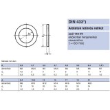 LAPOS ALÁTÉT EXTRA M14(D15) DIN 433 SHG. EGYEDI RETRO  ALÁTÉTEK