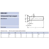 SZEGECS (TÖMÖR) SF D02*14 DIN 661 ALU RETRO MAGYAR SZEGECSEK