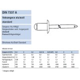 HÚZÓSZEGECS NYITOTT 3.2*12 DIN 7337A FGF ALU-ACÉL DSU AST POPSZEGECS-HÚZÓSZEGECS