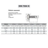 LEMEZCSAVAR ÖNFÚR.HLF D4.8*19 DIN 7504/K HG. FÚRÁSTELJ: 3mm IMPORT