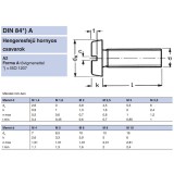 HFH CSAVAR M5*10 DIN 84 A2 INOX  METRIKUS CSAVAROK