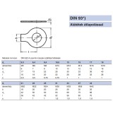 FÜLES ALÁTÉT M12(13) HOSSZÚF. DIN 93 NAT. IMPORT ALÁTÉTEK