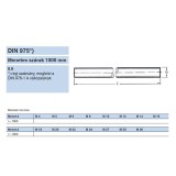 MENETESSZÁL M06*1000mm  8.8 DIN 975-976 HG.  SPECIÁLIS KÖTŐELEMEK