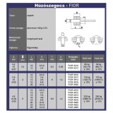 HÚZÓSZEGECS REPEDŐ 3.9*12 ALU-ACÉL DSU FIOR 3912 POPSZEGECS-HÚZÓSZEGECS