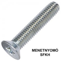 MENETNYOMÓ CSAVAR SFKH M04*12 DIN 7500M HG. IMPORT MENETNYOMÓ CSAVAR