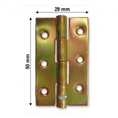 CSUKLÓSPÁNT KESKENY 050mm SÁRGAHORG. 50x50mm NYITOTT MAGYAR 211 AJTÓVASALAT