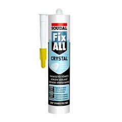 RAGASZTÓ-TÖMÍTŐ 290ML FIX-ALL CRYSTAL SZÍNTELEN SOUDAL 119382 RAGASZTÁSTECHNIKA