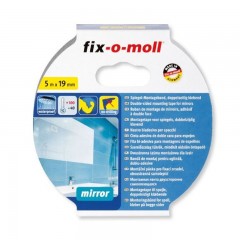 FIX-O-MOLL 3563056 KÉTOLDALAS RAGASZTÓSZALAG 05M*19mm TÜKÖRHÖZ, SZIVACSOS  CSOMAGOLÓANYAG