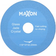 DIATECH MDS115 MAXON ÜVEGVÁGÓ TÁRCSA D115*22,2*15  GYÉMÁNTSZEMCSÉS VÁGÓKORONG